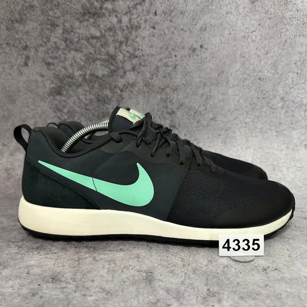 Nike Elite Shinsen Mens Size 11 Dark Grey Green Glow Sneakers 801780-030 Low Top